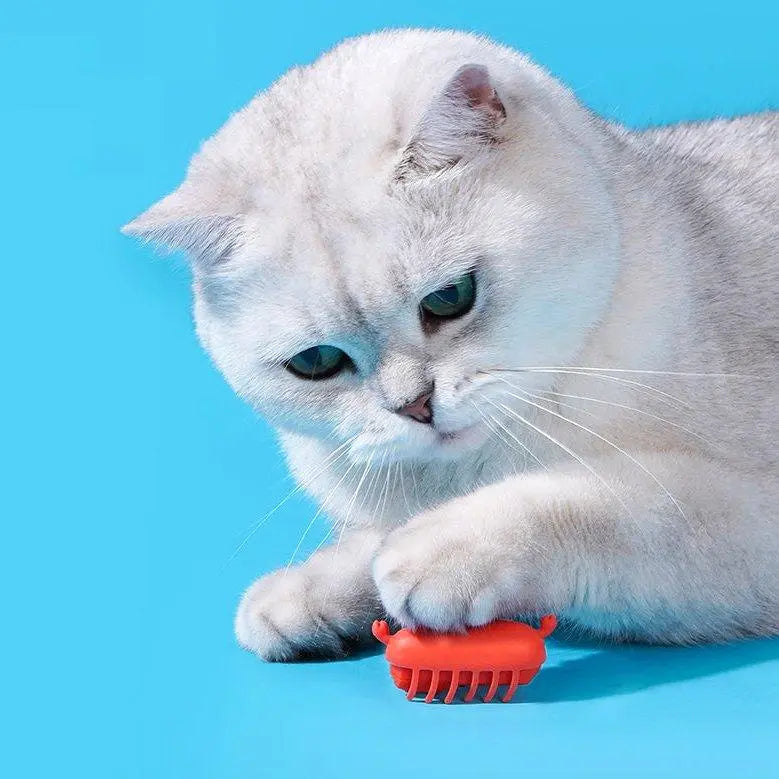 Interactive Red Crab Toy – The Ultimate Electronic Toy for Cats!