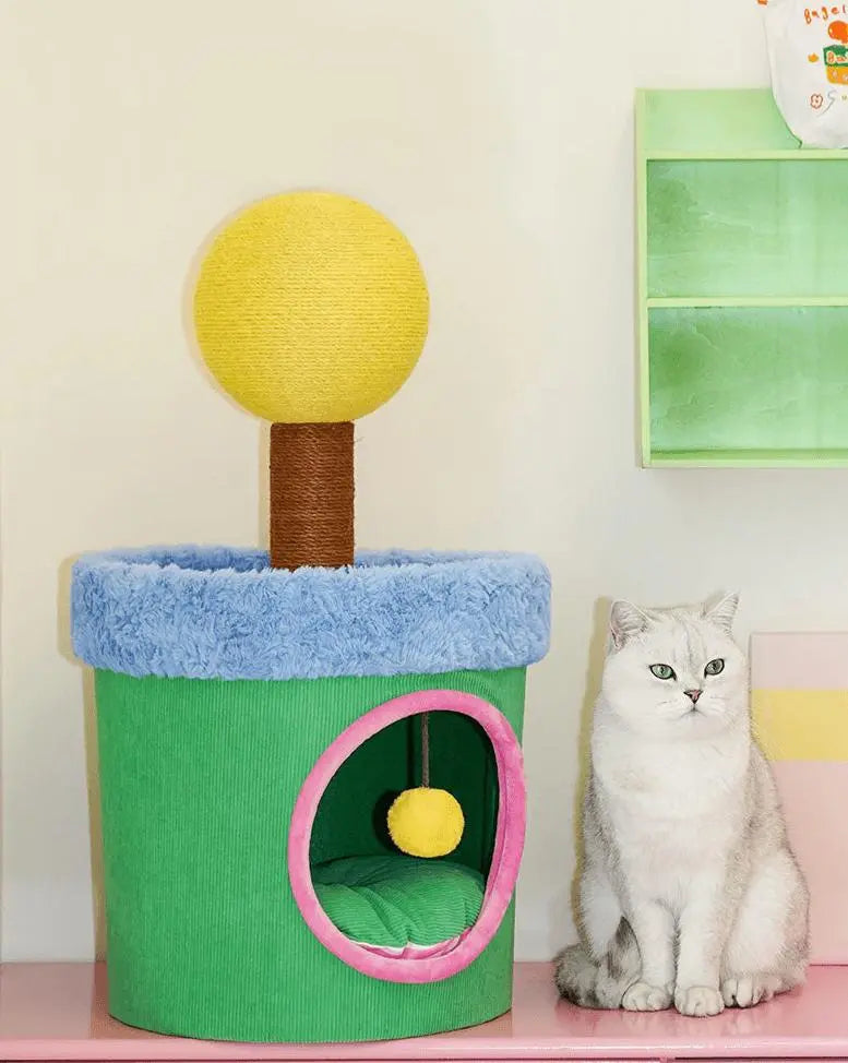 LOLLIPOP HOUSE Cat House - The Perfect Indoor Space for Your Cat